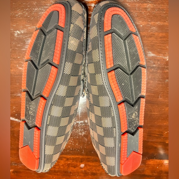 Alberto Fellini Checkered Black and Tan Loafers - Picture 2 of 3